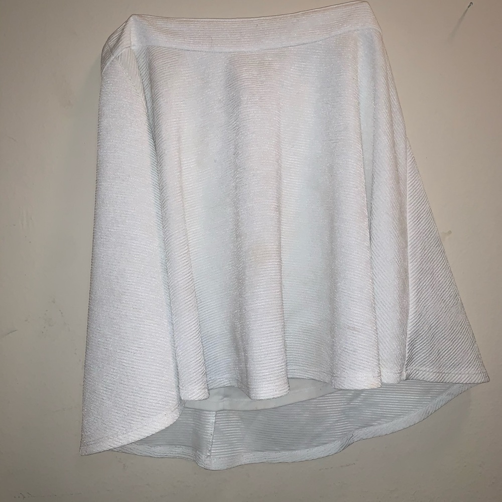 White Skater Skirt